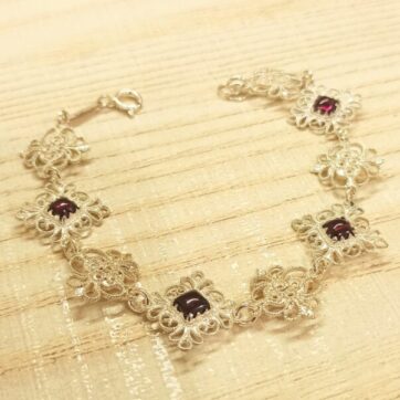 Bracciale Sardo Argento Linea "Carrè" (1)
