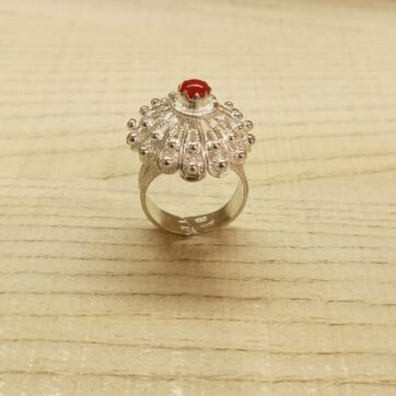 Anello Sardo Argento Collezione "Bottone Sardo" (1)